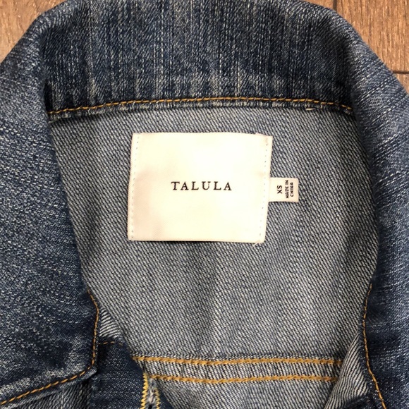 Aritzia Talula Blue Jean Jacket Size XS - Picture 2 of 5